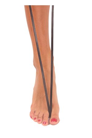 Black Capri sandals Da Costanzo | SCHIAVAFORCANERO